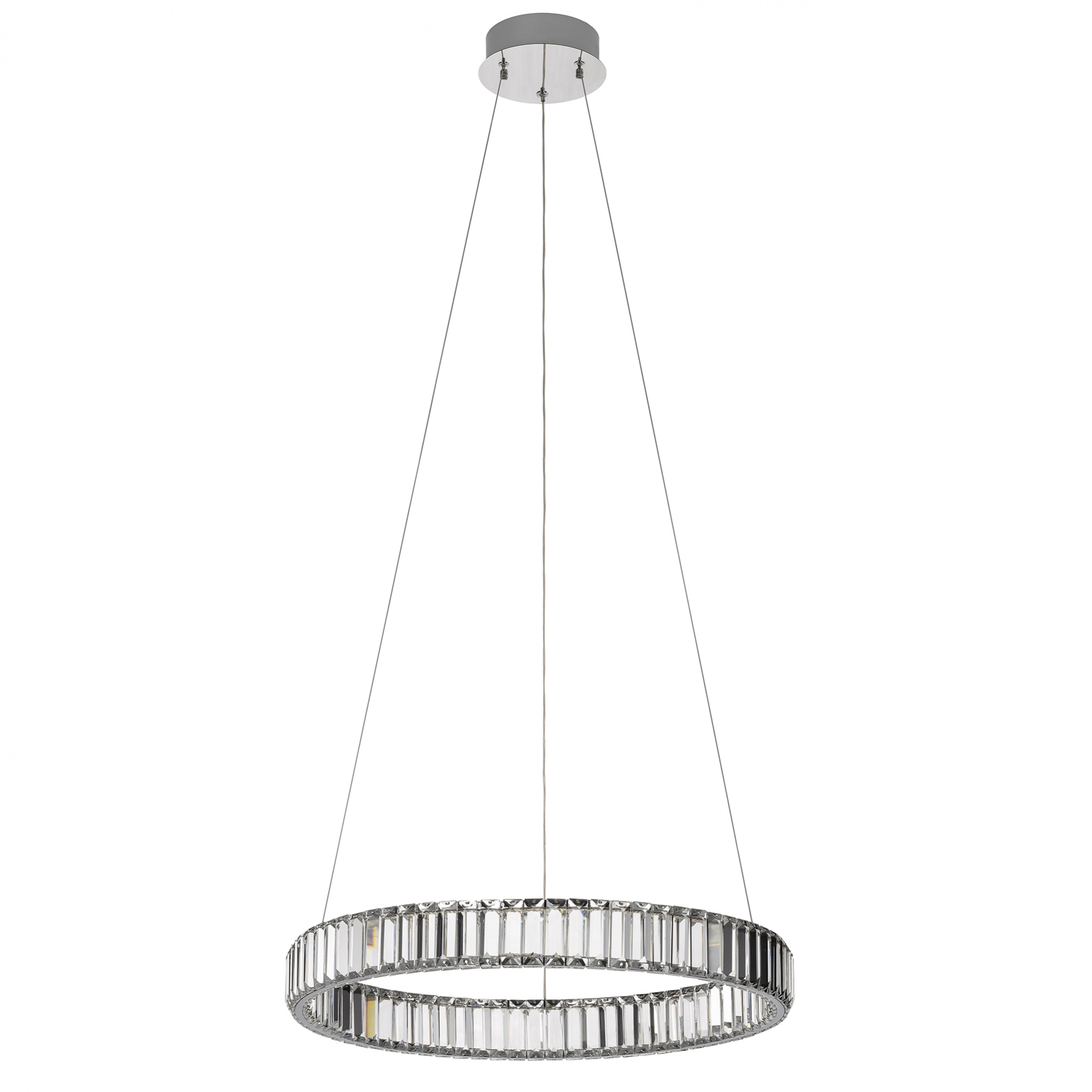 Citilux Чезаре CL338161 LED Люстра хрустальная с пультом Хром арт. 89040