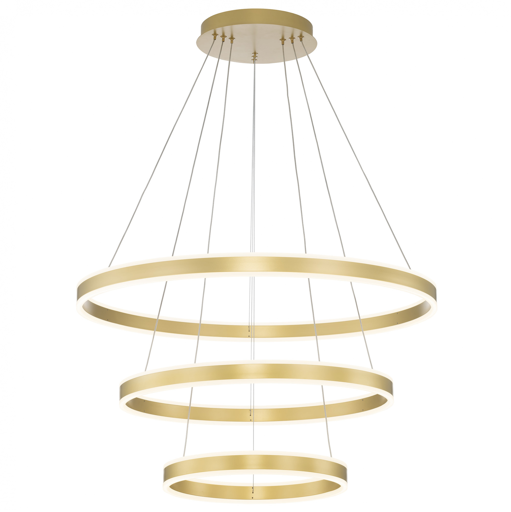 Citilux Дуэт CL719682 LED Люстра подвесная с пультом Золото арт. 89055