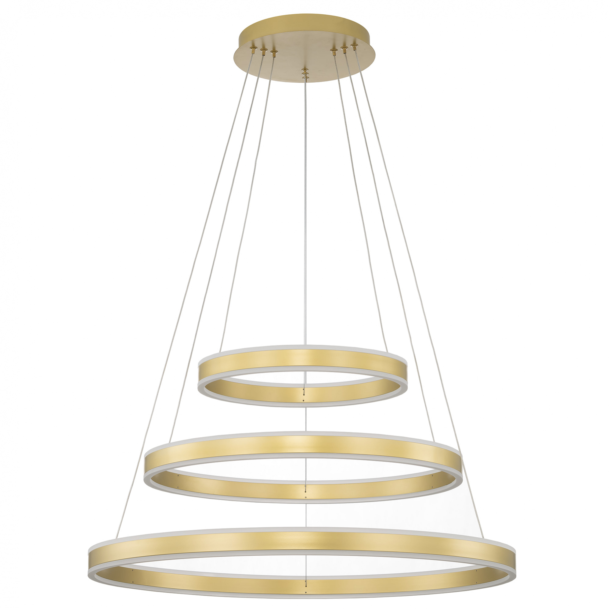 Citilux Дуэт CL719682 LED Люстра подвесная с пультом Золото арт. 89055