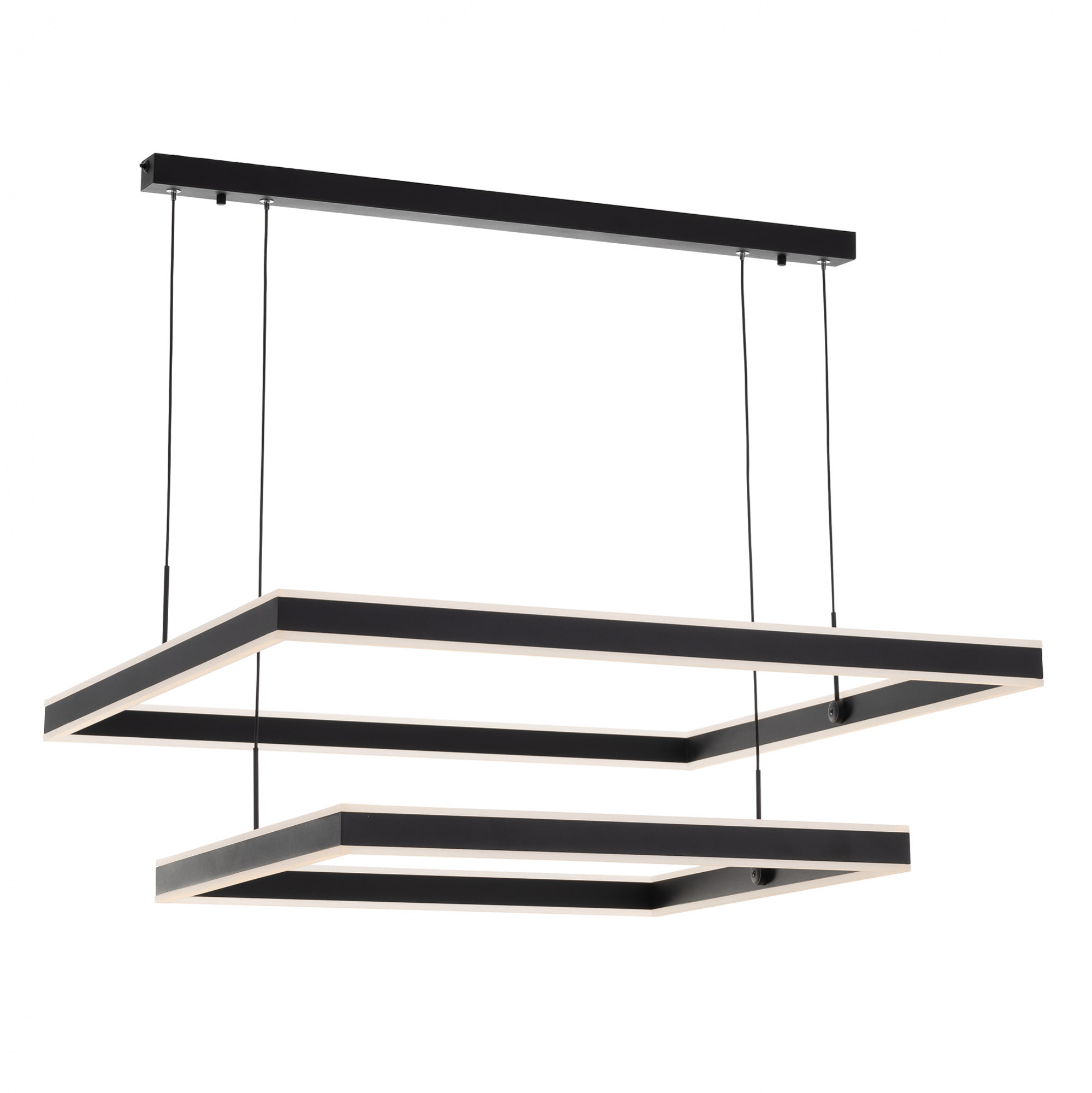 Citilux Дуэт CL719K211 LED Люстра подвесная с пультом Чёрная арт. 89063