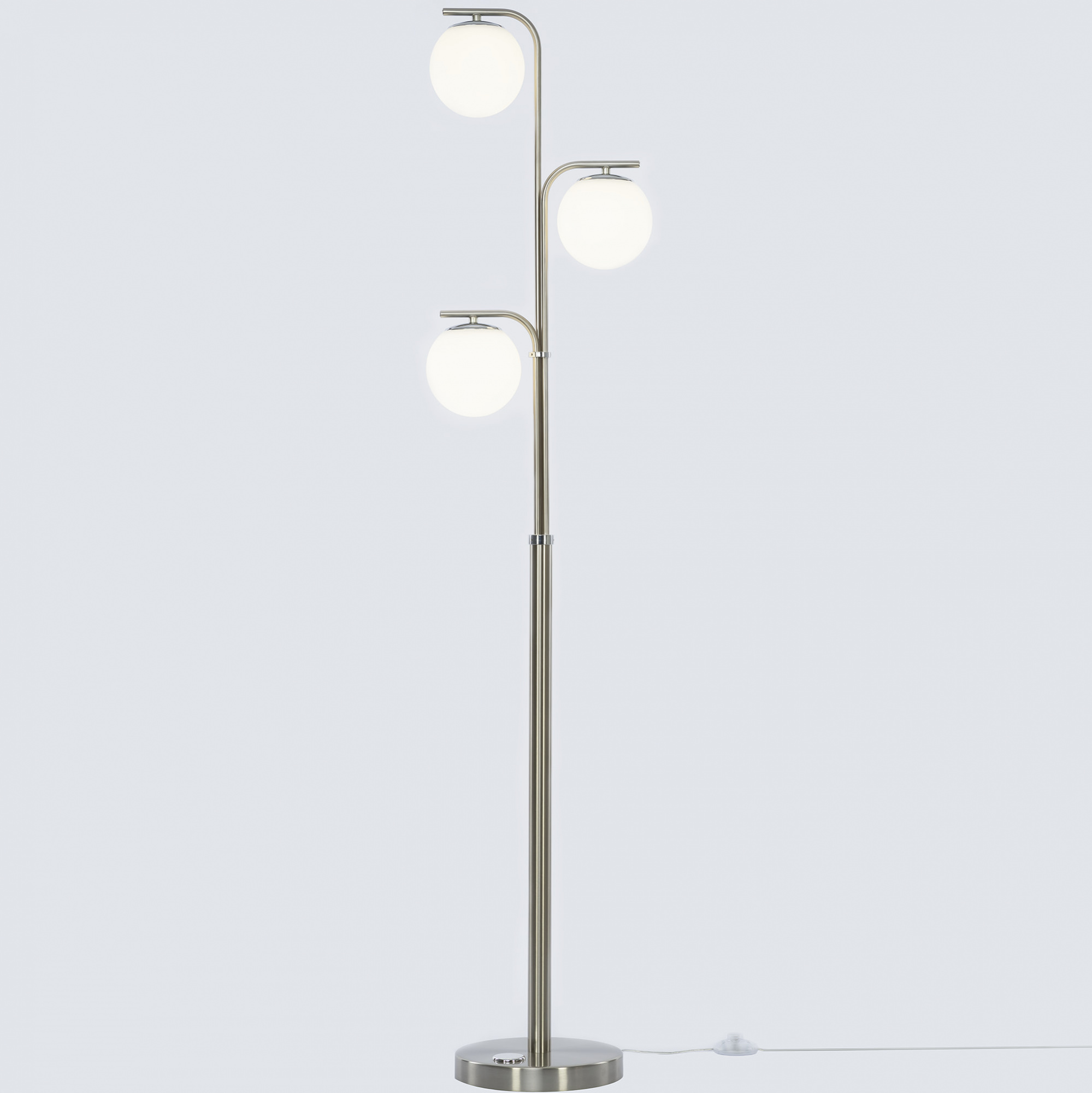 Citilux Адам Смарт CL228A931 RGB LED Умный торшер Матовый Хром арт. 89065