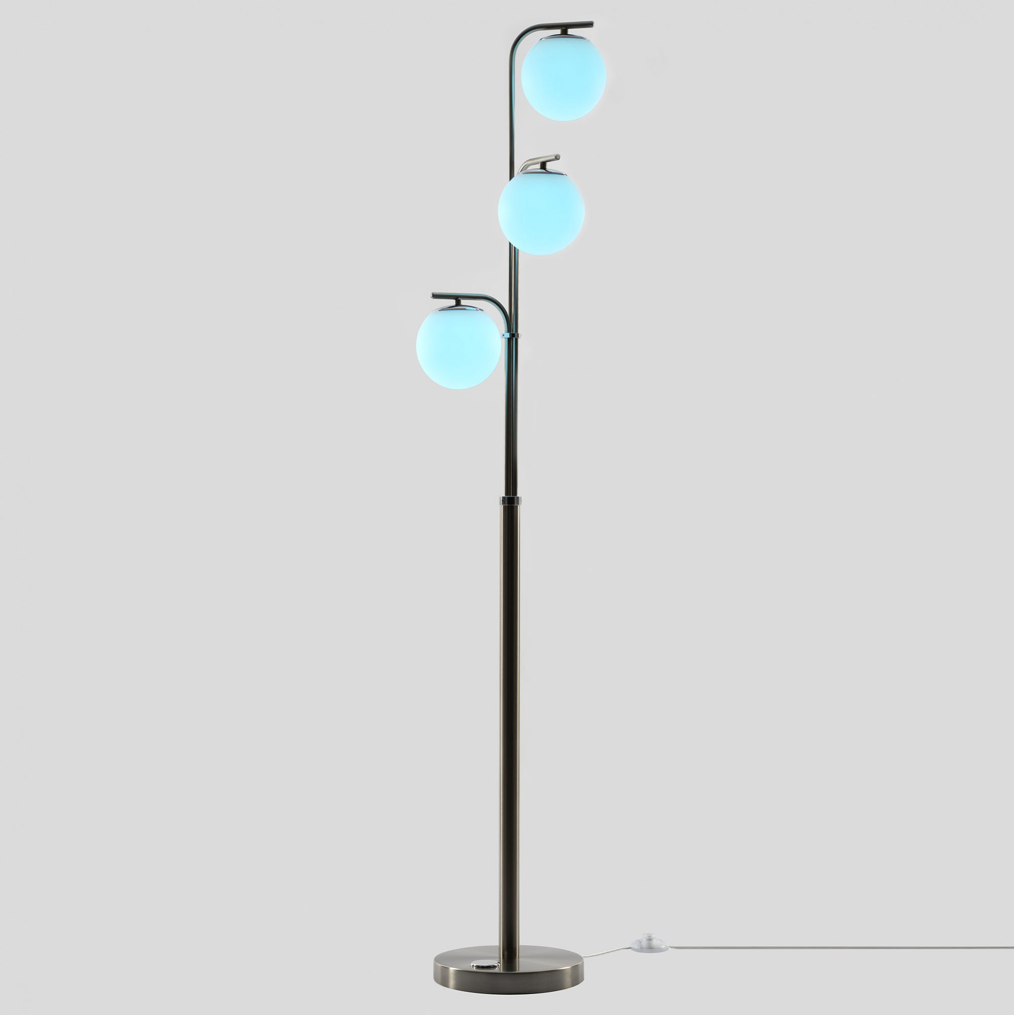 Citilux Адам Смарт CL228A931 RGB LED Умный торшер Матовый Хром арт. 89065