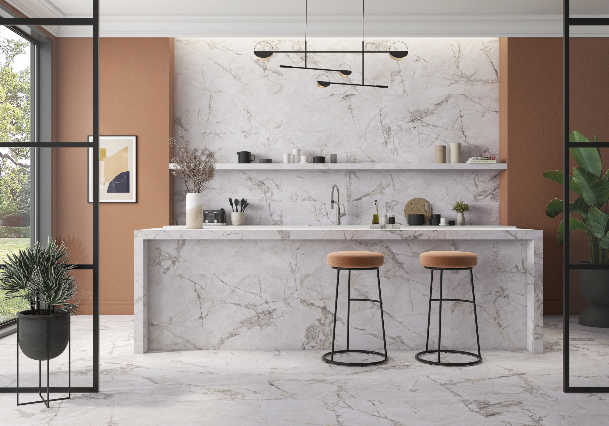 Плитка Geotiles Borgia Blanco 60x120 (F) (1,44 кв.м.) арт. 53044