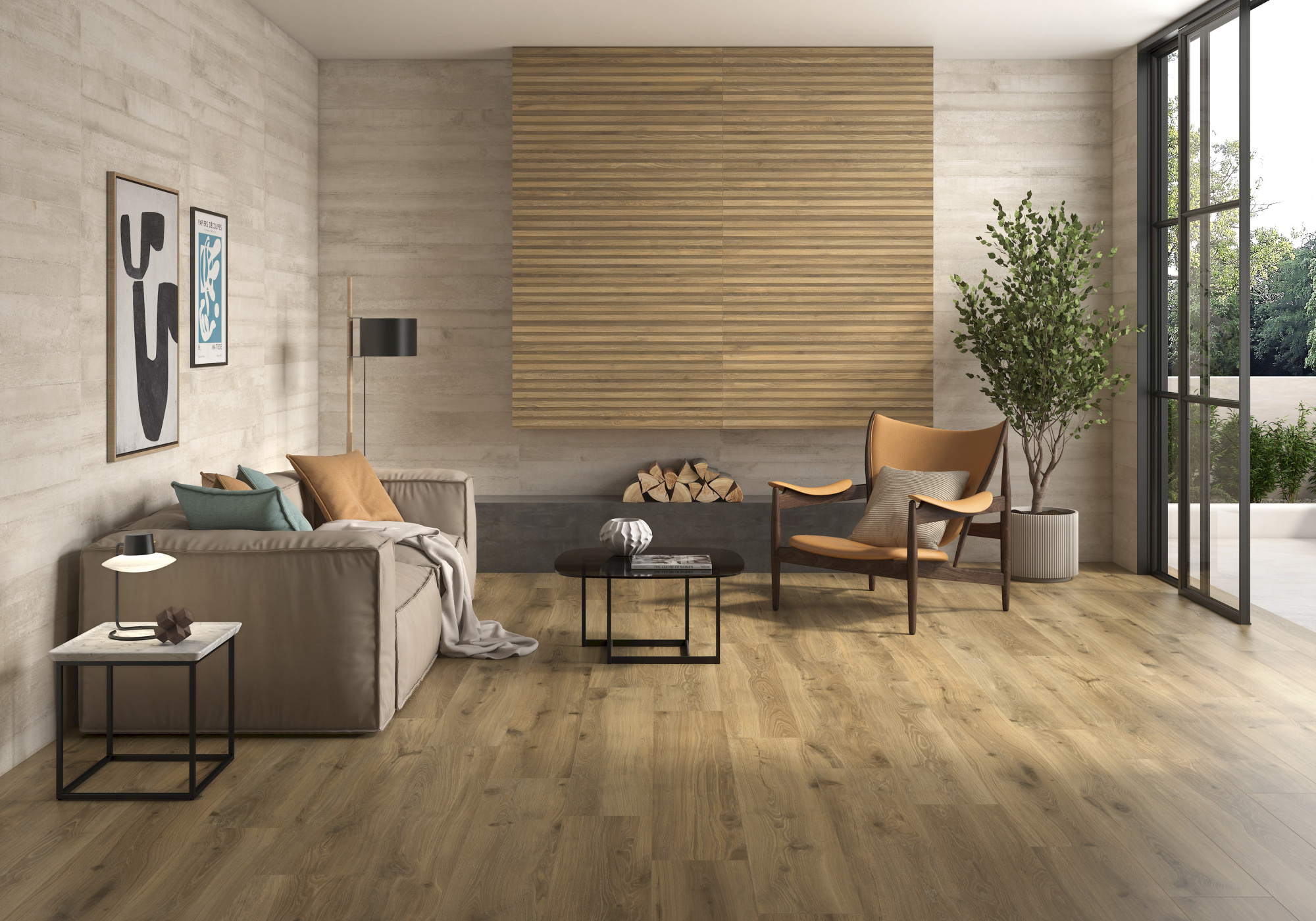 Плитка Geotiles Haru Tan 20x120 Matt (1,68 кв.м.) арт. 53100