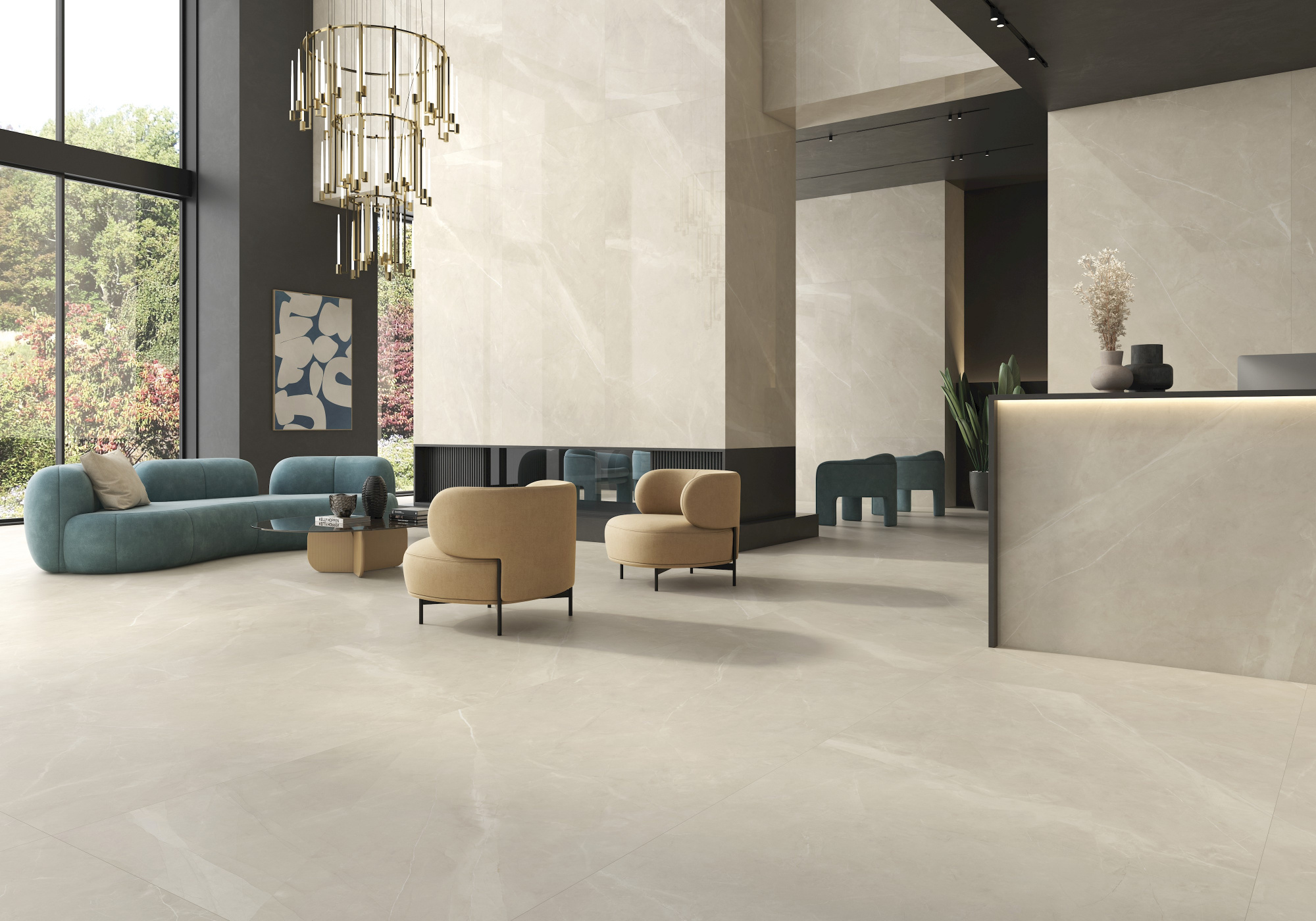 Плитка Geotiles Magda Marfil 120x280 Satin Matt (3,36 кв.м.) арт. 53130