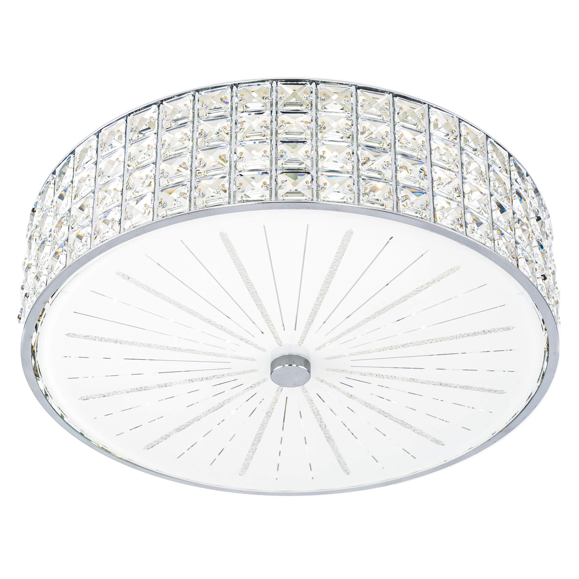 Citilux Портал CL32415G1 LED RGB Люстра хрустальная с пультом Хром арт. 89018