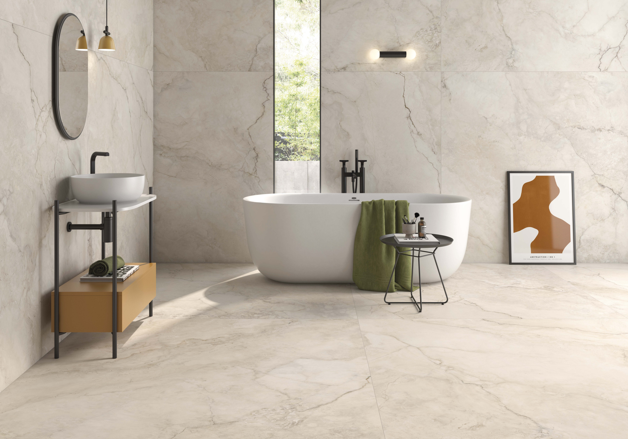Плитка Geotiles Alabastrino Marfil 120x280 Super Polished (3,36 кв.м.) арт. 53030
