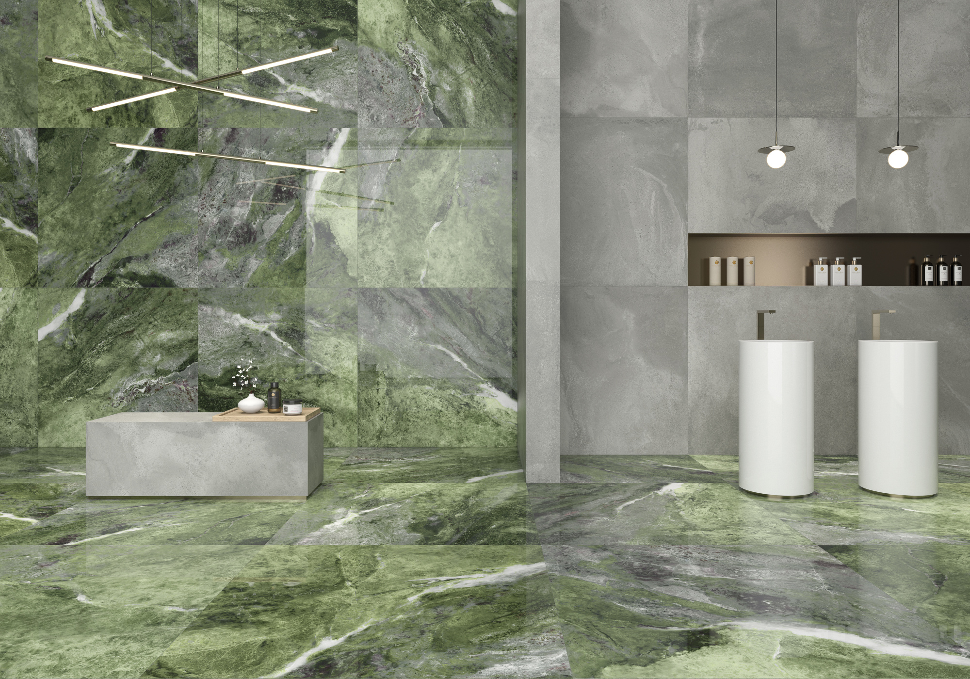 Плитка Geotiles Amazona Jade 60x120 Super Polished (1,44 кв.м.) арт. 53033