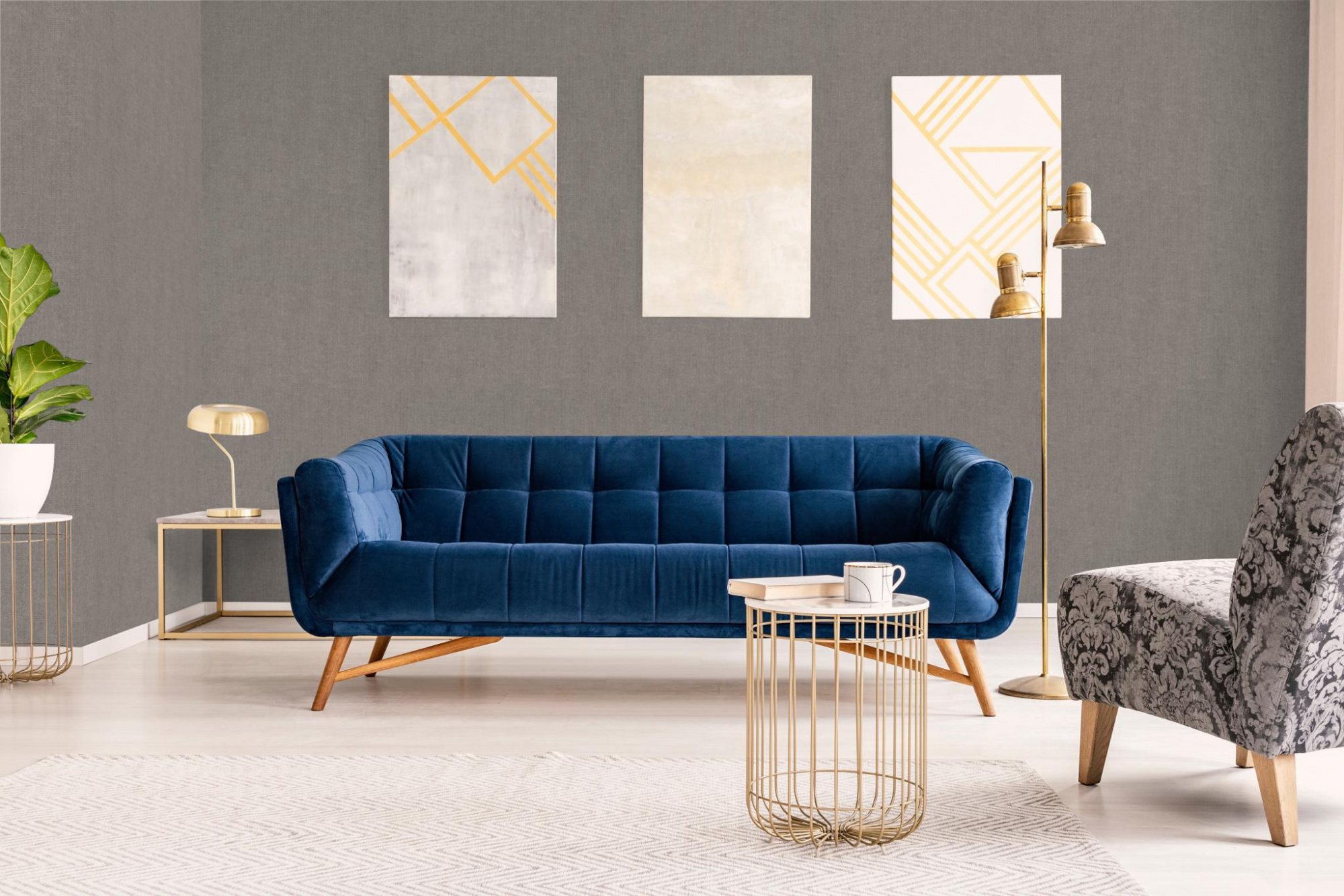 33218 Обои Marburg (1*6) 10,05x0,70 винил на флизелине арт. 107337