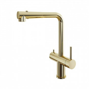 Смеситель для кухни Grandex Aqua Integra-SP 9020491, золото арт. 171291
