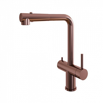 Смеситель для кухни Grandex Aqua Integra-SP 9020492, медь арт. 171292