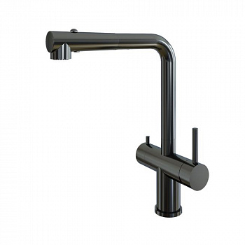 Смеситель для кухни Grandex Aqua Integra-SP 9020493, графит арт. 171293