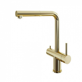 Смеситель для кухни Grandex Aqua Handy-P 9020961, золото арт. 171295