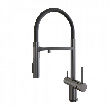 Смеситель для кухни Grandex Aqua Choice-S 9020153, графит арт. 171301