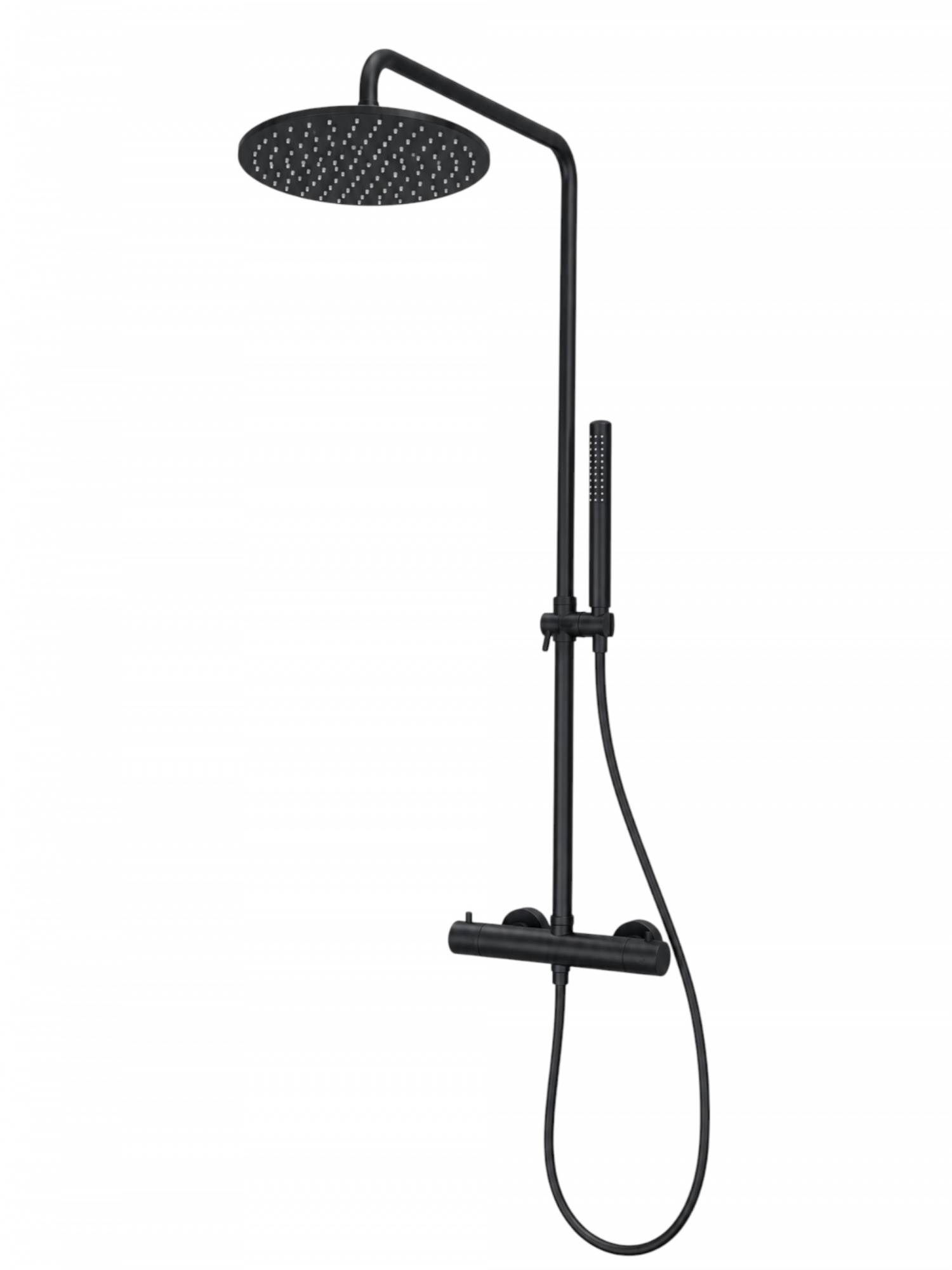 Душевая система термостатическая Fiore KEVON BLACK MATT 44NN0932, черный арт. 173576
