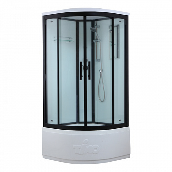 Душевая кабина Timo Standart Black T-6690B, 90x90x220 арт. 174755