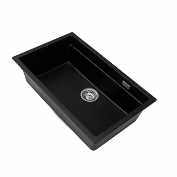 Кухонная мойка Grandex Aqua Comfort 500305, черный металлик арт. 184514