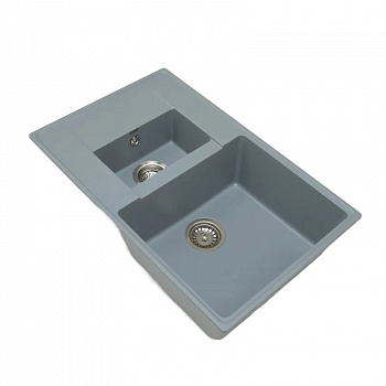 Кухонная мойка Grandex Aqua Topline 600112, серый арт. 184526