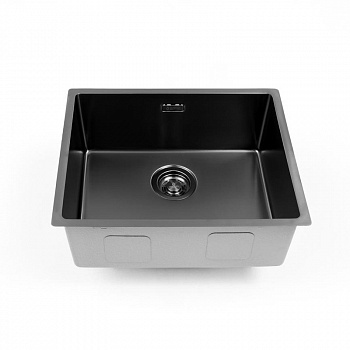 Кухонная мойка Grandex Aqua Optima 5011363, графит арт. 184549