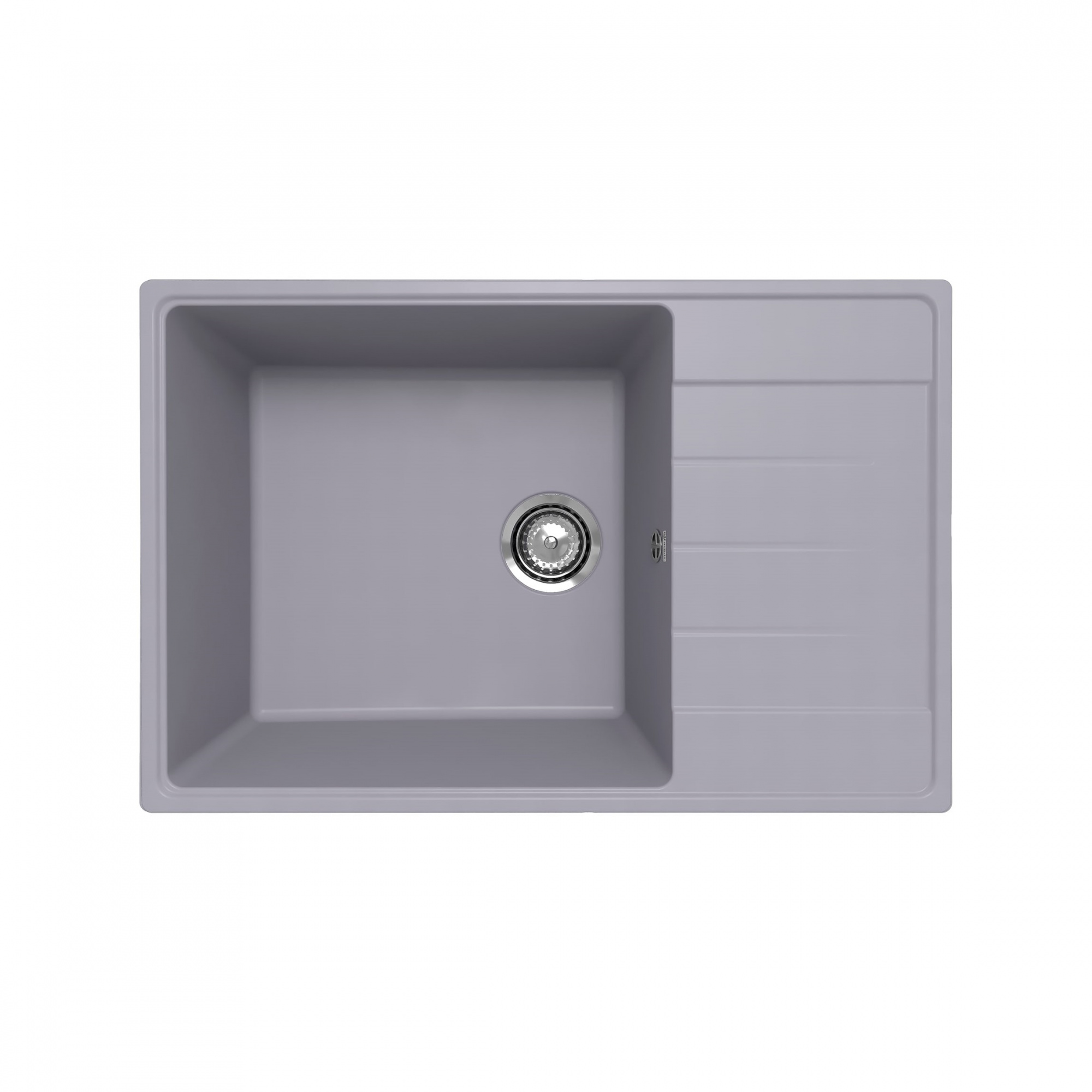 Кухонная мойка Ulgran Quartz Prima 760-05, бетон арт. 185278