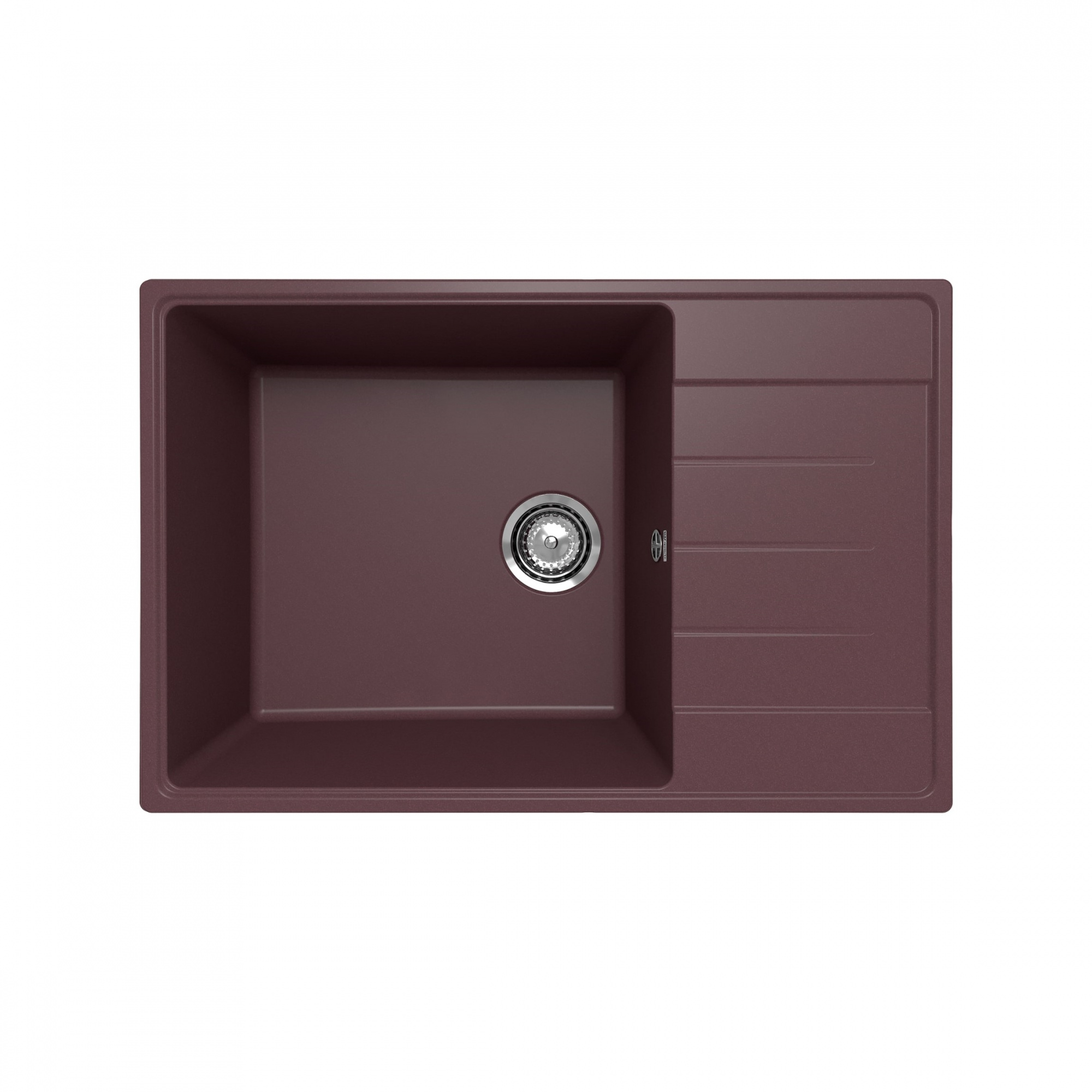Кухонная мойка Ulgran Quartz Prima 760-06, трюфель арт. 185279