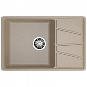 Кухонная мойка GranFest VERTEX 780L, песочный арт. 186689