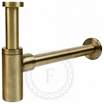 Сифон для раковины FILARETE FL70BR, бронза арт. 187503