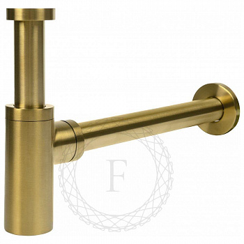 Сифон для раковины FILARETE FL70GL, золотой сатин арт. 187508