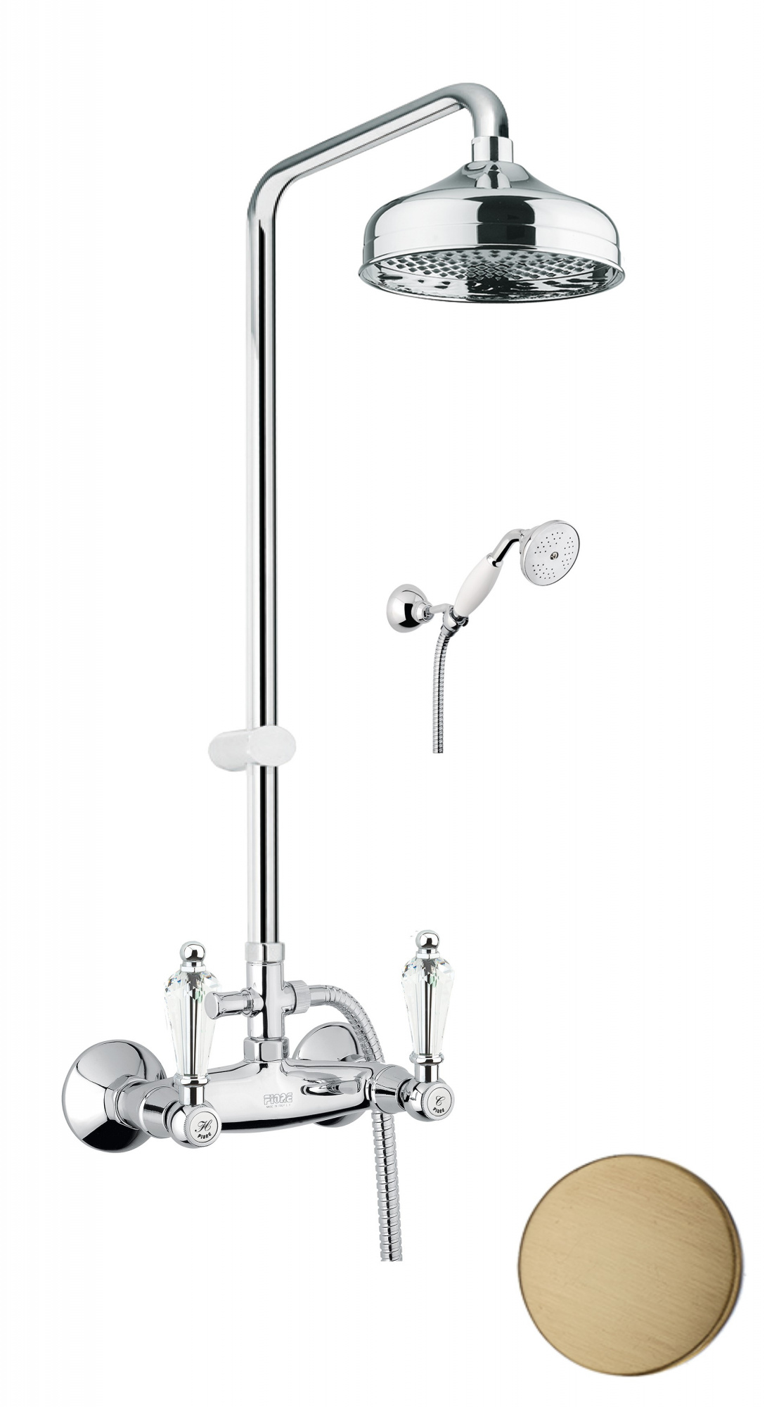 Душевая система Fiore GIOIELLI (SWAROVSKI®) 08ZZ0620, бронза арт. 190936