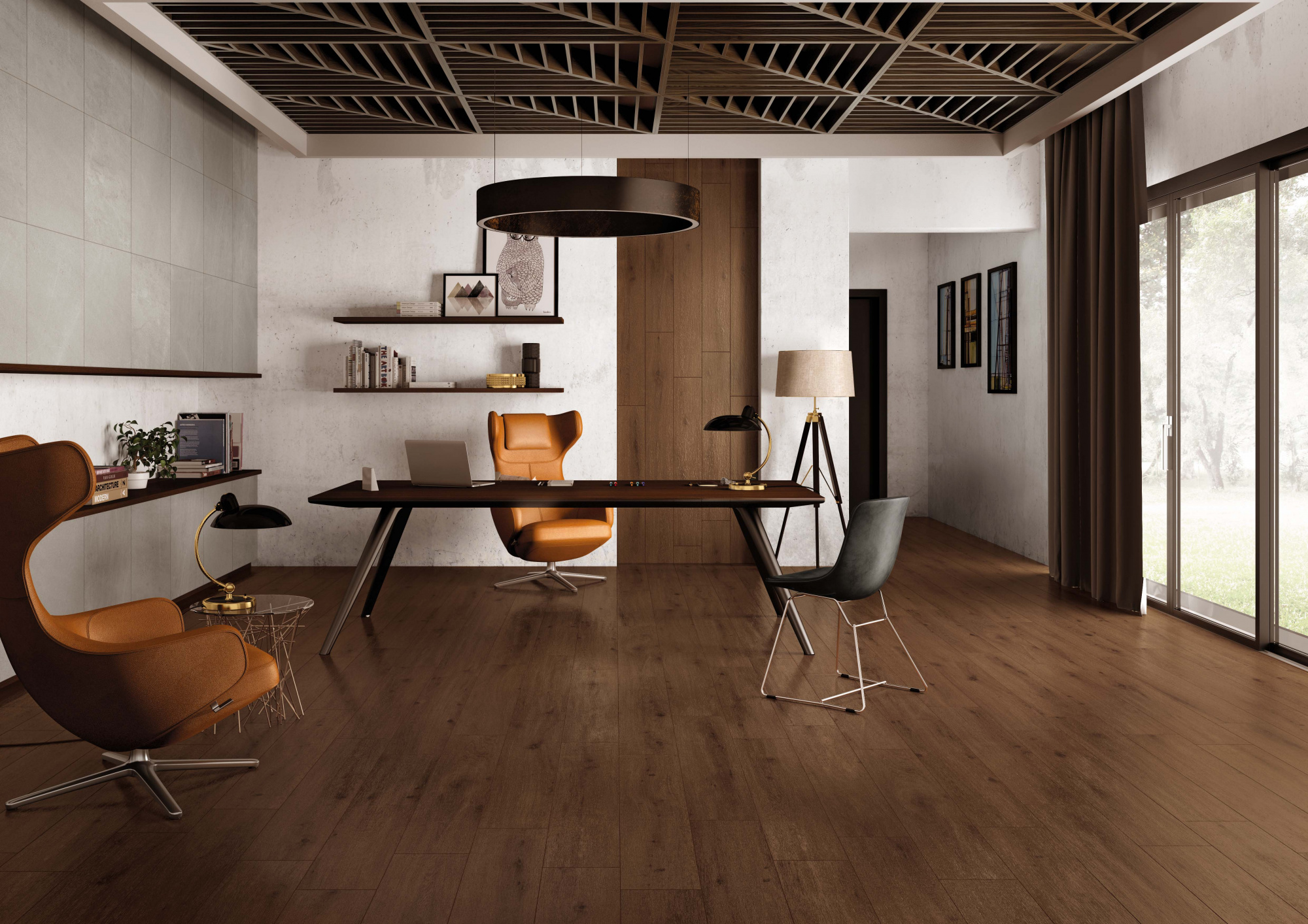 Плитка Верити Хикори 20x120 Рет (1,200 кв.м.) арт. 58969
