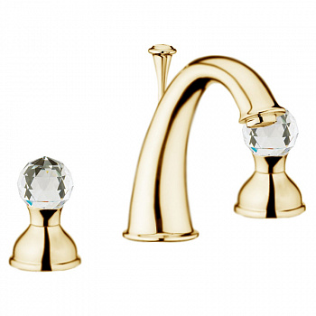 Смеситель для раковины Webert Karenina KA750101010, золото арт. 161899