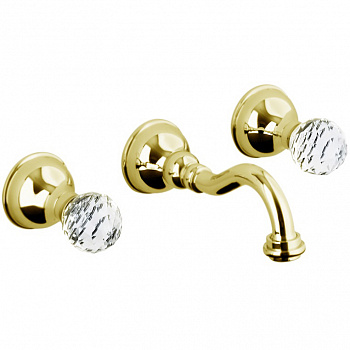 Смеситель для раковины Webert Karenina KA750404010, золото арт. 161907