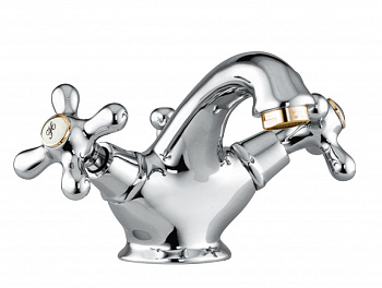 Смеситель для раковины Webert Armony AM700108017, хром/золото арт. 161954