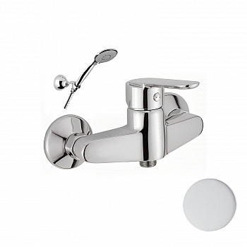 Смеситель для душа Webert Sax Evolution SE870101740, белый арт. 165863