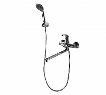 Смеситель для ванны Bravat FIT F6135188CP-LB-RUS, хром арт. 167435