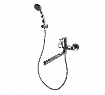 Смеситель для ванны Bravat Stream F63783C-LB, хром арт. 167445