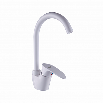 Смеситель для кухни Plstart PL4105-8, белый арт. 169946