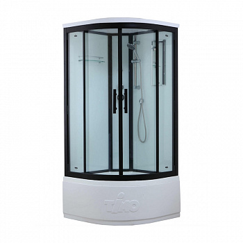 Душевая кабина Timo Standart Black T-6600B, 100x100x220 арт. 174756