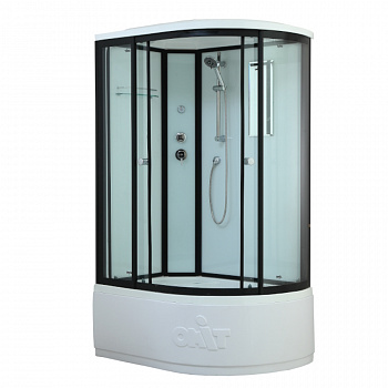 Душевая кабина Timo Standart Black T-6620BL, 120x85x220 арт. 174760