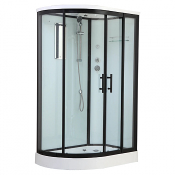 Душевая кабина Timo Standart Black T-6602BR, 120x85x220 арт. 174763