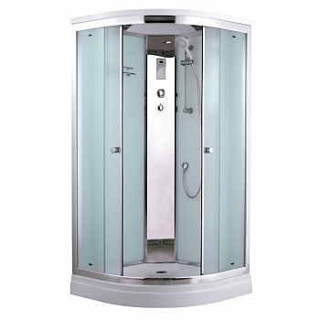 Душевая кабина Timo Comfort Fabric Glass T-8801F, 100x100x220 арт. 174826