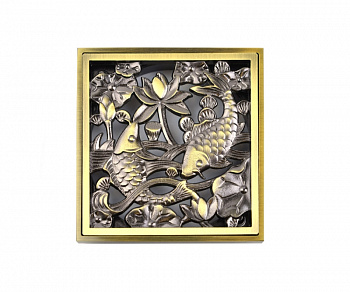 Решетка для душевого трапа Bronze de Luxe 21980, бронза арт. 175811