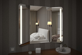 Зеркало с LED подсветкой Relisan TRIPLE VERTIKAL Гл000024395, 100x80 арт. 178577