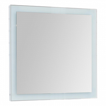 Зеркало Dreja Kvadro 80x85 см, белый арт. 178731