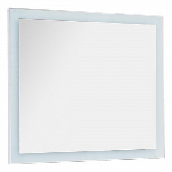 Зеркало Dreja Kvadro 100x85 см, белый арт. 178732