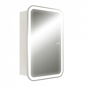 Зеркало-шкаф Silver Mirrors Фиджи - 2 Flip 50 (подогрев, сенсорный выключатель) арт. 179279