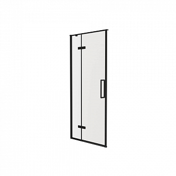 Душевая дверь в нишу Knotlor HDIP090CG0BL 90х200, черный арт. 179448