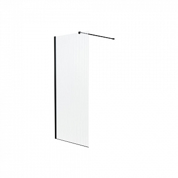 Душевая перегородка Knotlor WI090CG1BL 90х200, черный арт. 179475