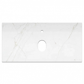 Столешница La Fenice Granite Gray Structural Terra 100 см, белая арт. 183590