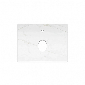 Столешница La Fenice Granite Gray Structural Terra 60 см, белая арт. 183592